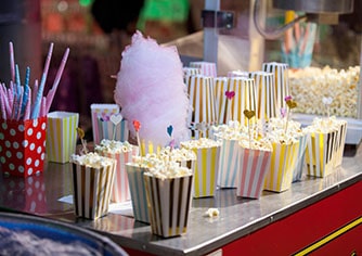 animation pop corn arbre de noel